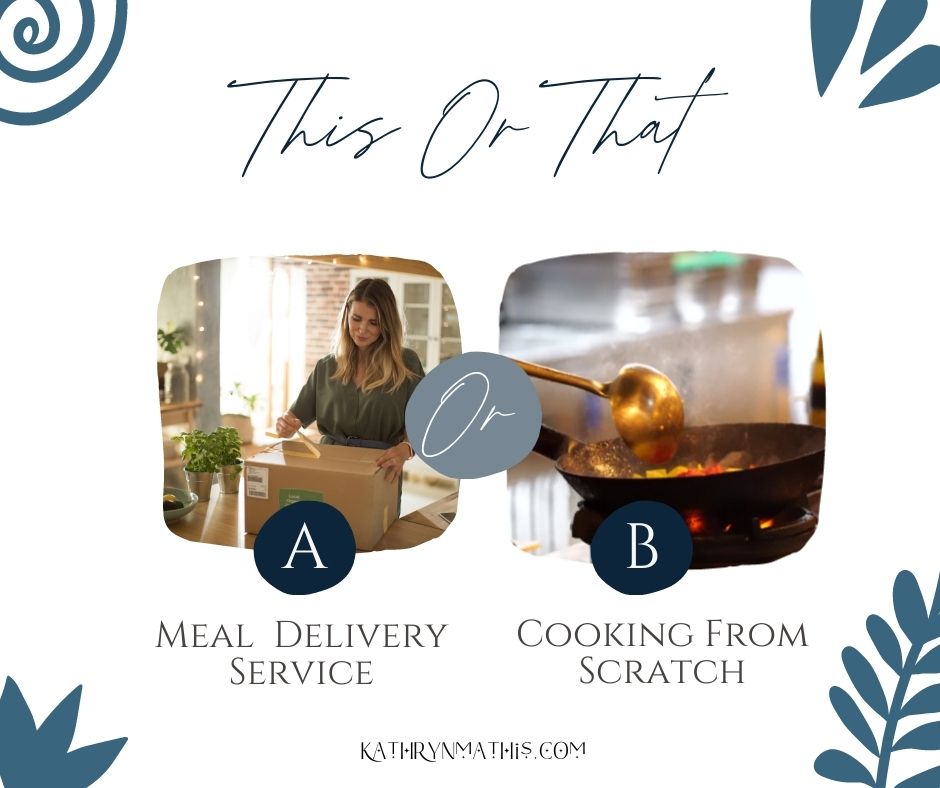 Meal Delivery vs From Scratch