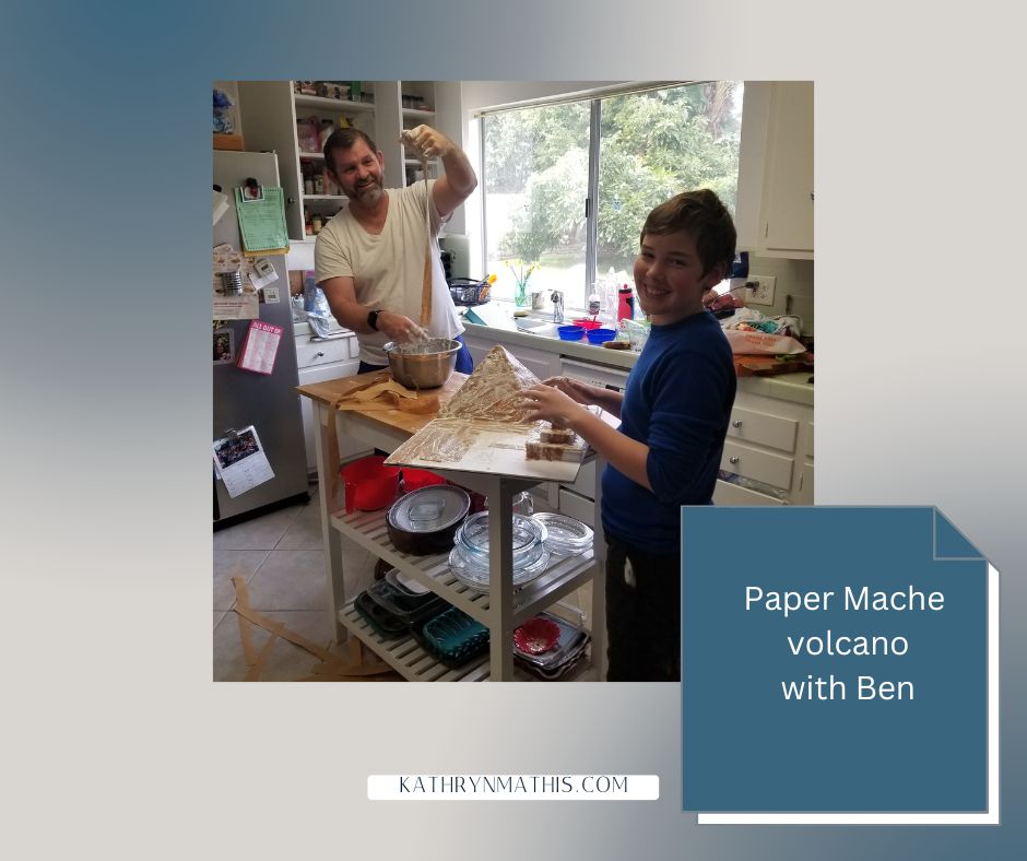 Paper Mache Volcano